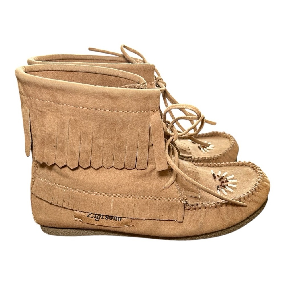 Zigi soho Boots/Moccasins, Tan/Brown, Like New Condition